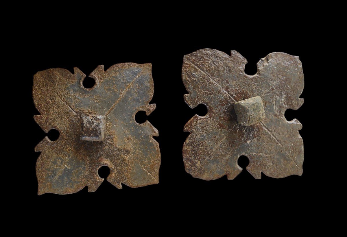 4 Grandi chiodi in ferro forgiato XVI secolo -photo-5