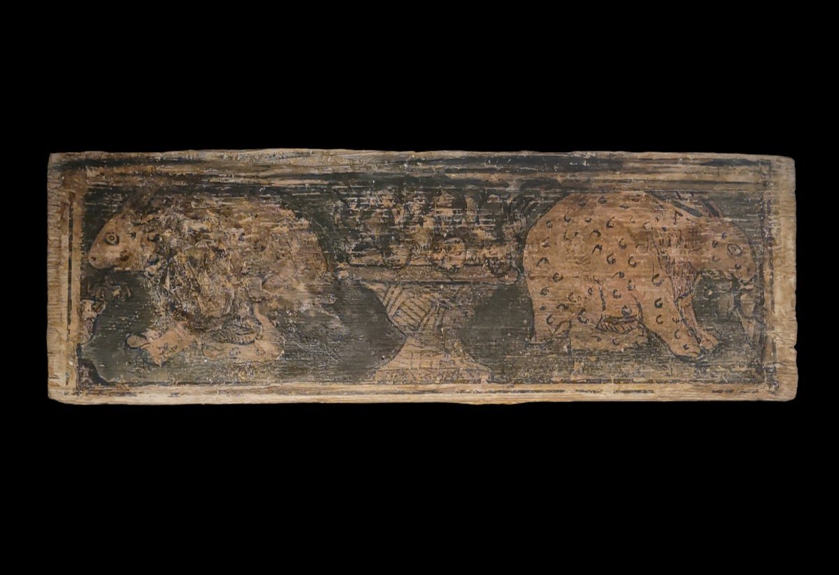 Tavoletta lignea lombarda XVI secolo 