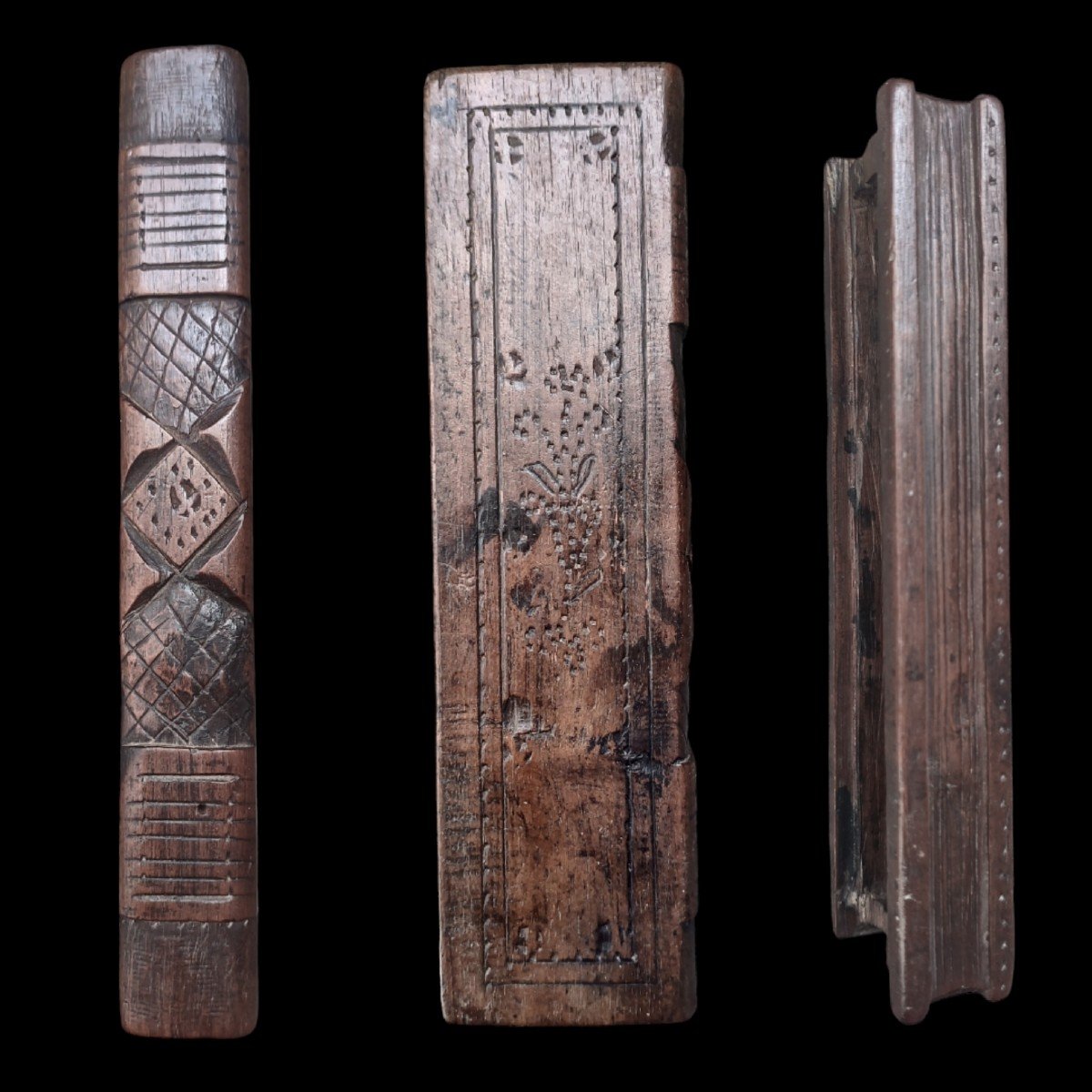 Scatola in legno a forma di libro Italia XIX secolo-photo-2