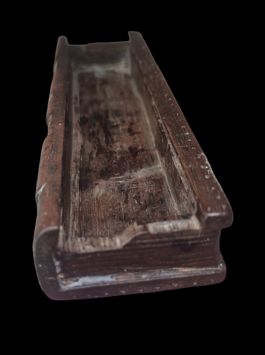 Scatola in legno a forma di libro Italia XIX secolo-photo-5