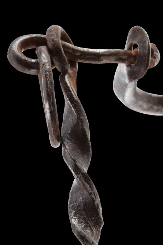 Raro morso in ferro forgiato Francia XVI secolo-photo-3