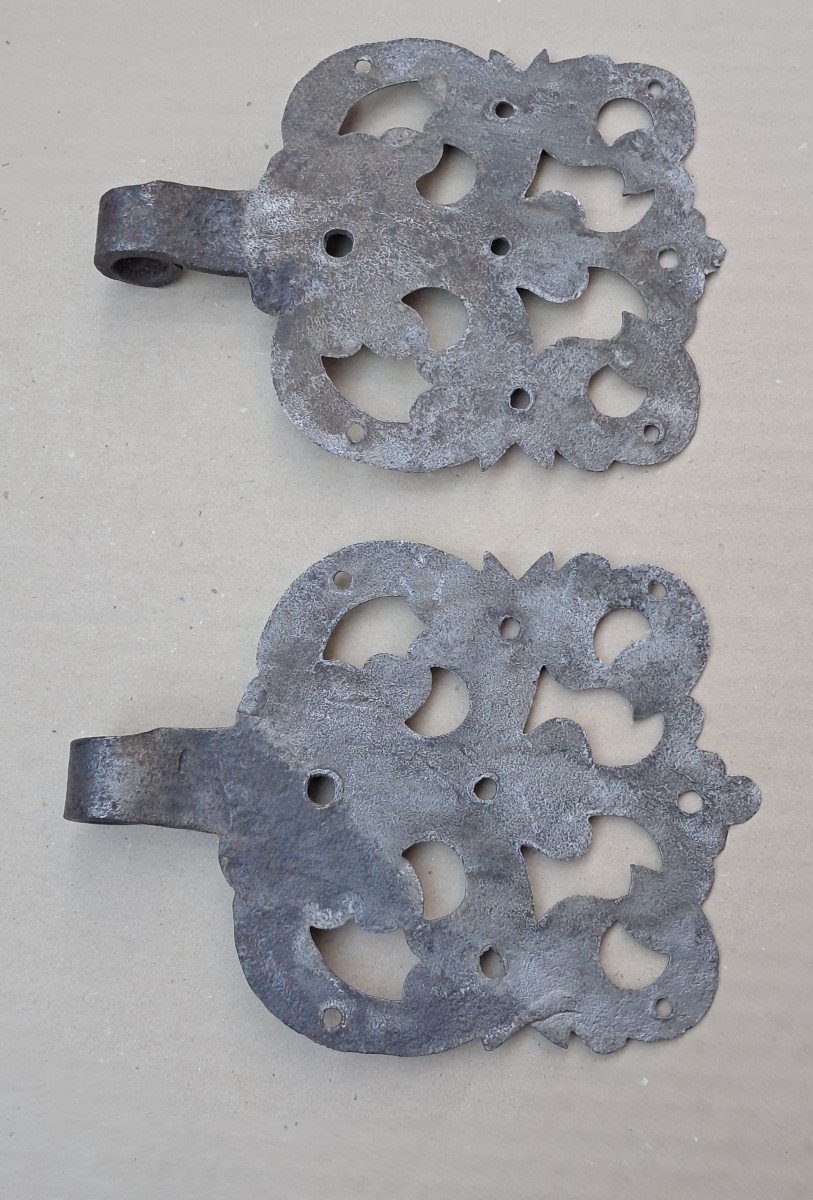 Coppia di cerniere di porta  barocche-photo-6