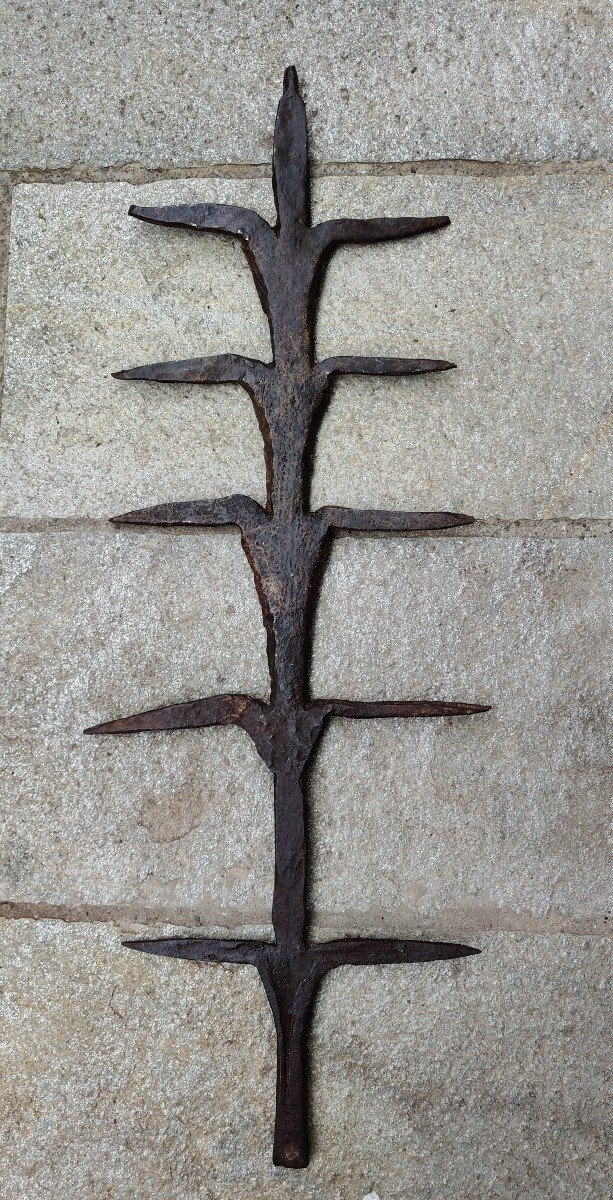 Grande pelagatti in ferro forgiato  XVII secolo-photo-1