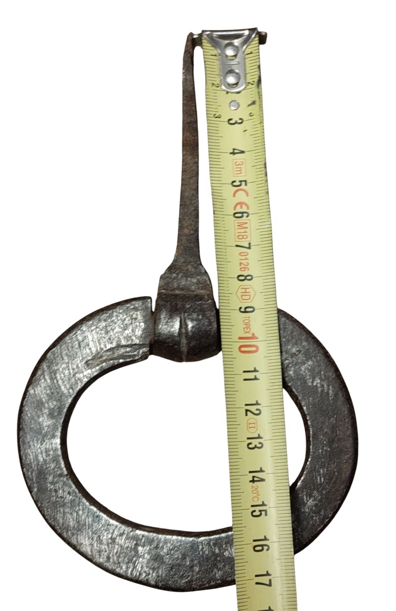 Maniglia in ferro forgiato XVII secolo-photo-1