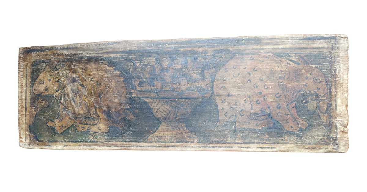 Tavoletta lignea lombarda XVI secolo-photo-3