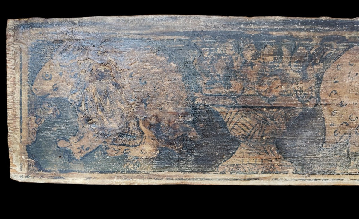 Tavoletta lignea lombarda XVI secolo-photo-4
