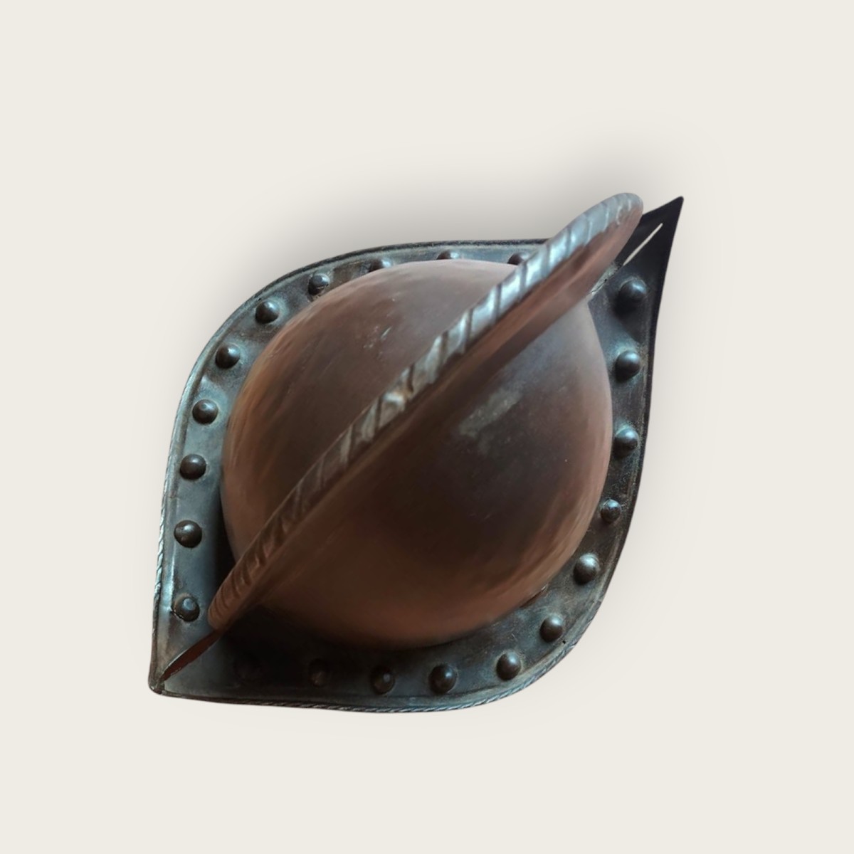 Morione da castello spagnolo collezione ex presidente peruviano Miguel Iglesias XVI secolo-photo-2