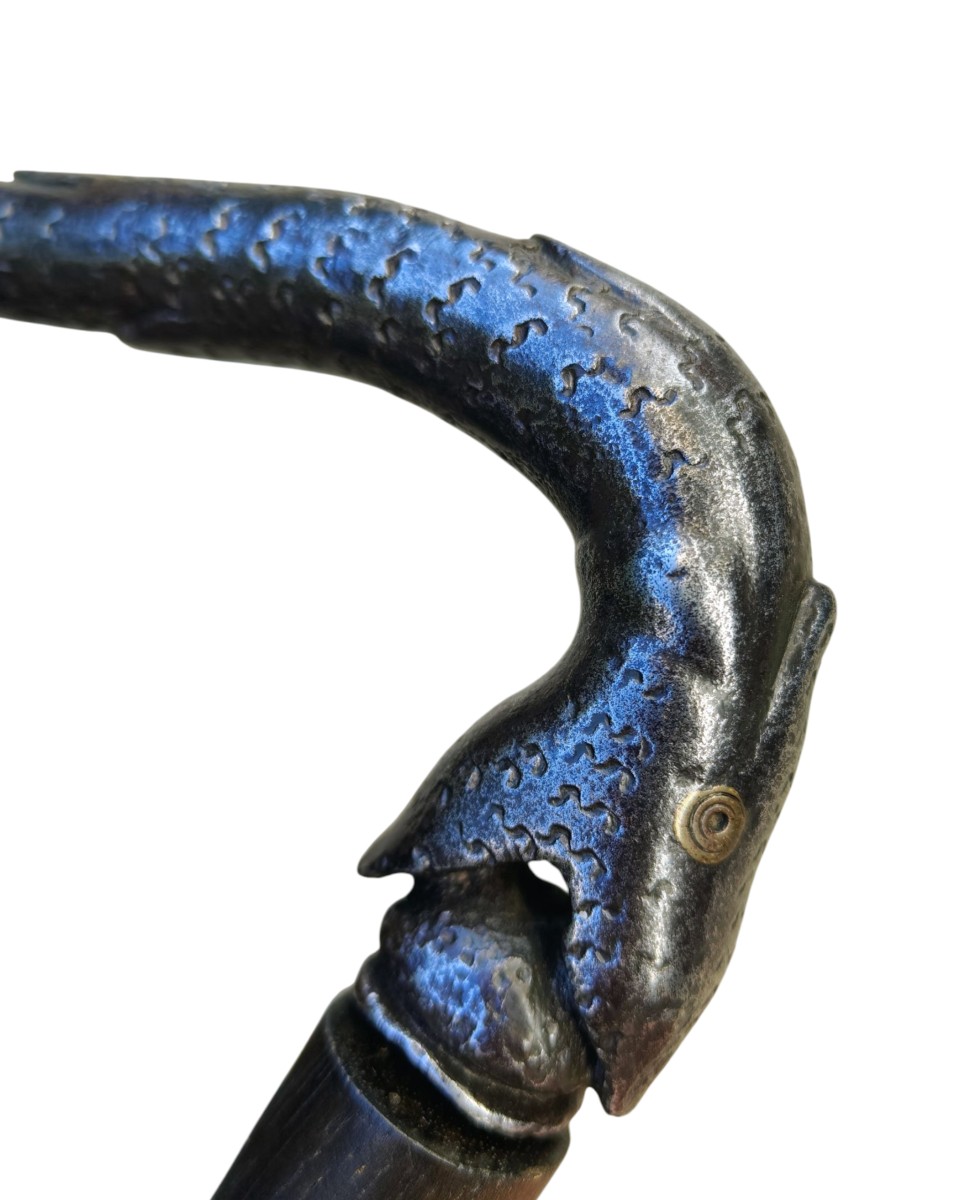 Importante battiporta italiano a forma di drago XVII secolo-photo-6