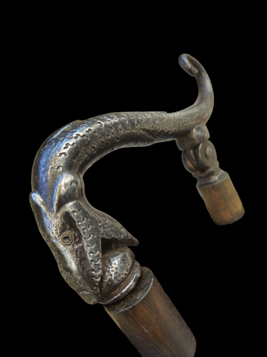 Importante battiporta italiano a forma di drago XVII secolo