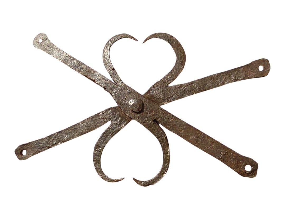 Rara ed inusuale inferriata lombarda XV-XVI secolo-photo-7