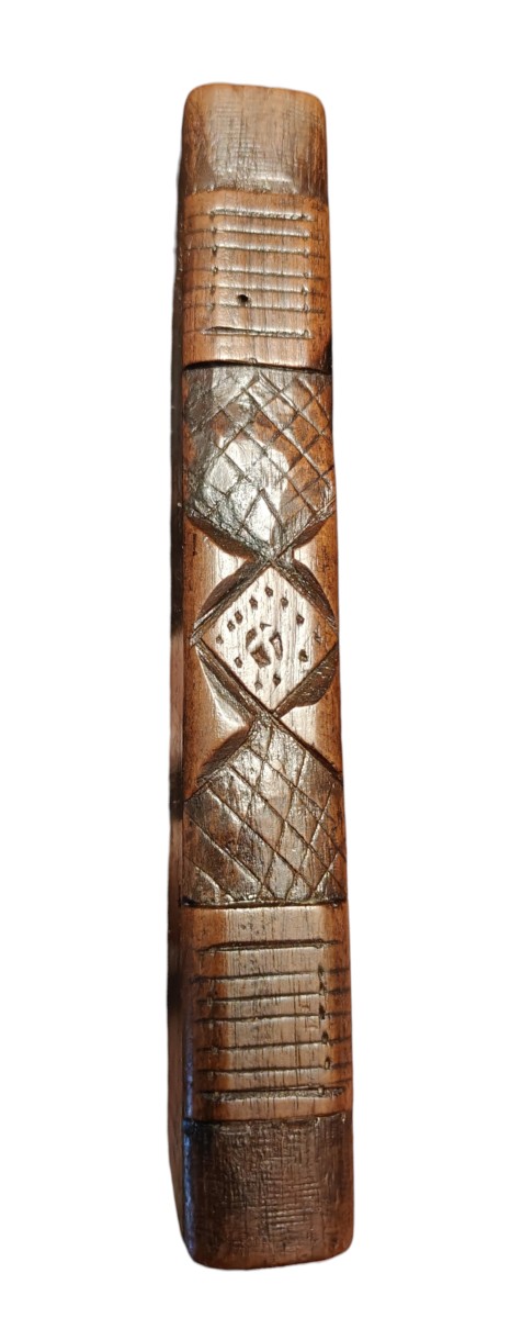 Scatola in legno a forma di libro Italia XIX secolo-photo-2