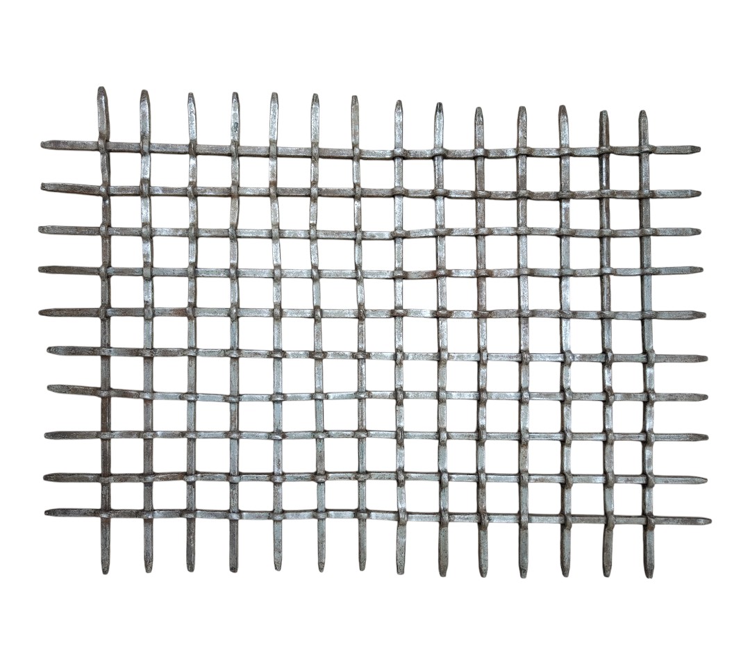 Imponente inferriata rinascimentale inquartata cm. 91*78-photo-4