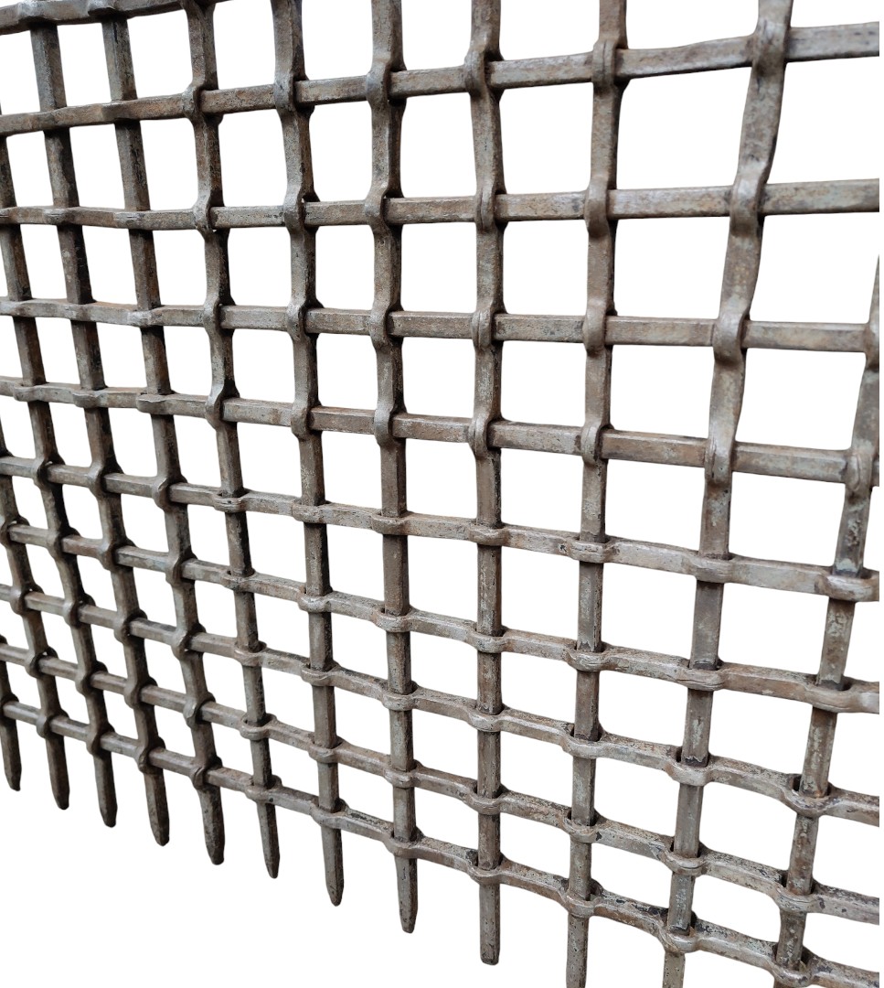 Imponente inferriata rinascimentale inquartata cm. 91*78-photo-3