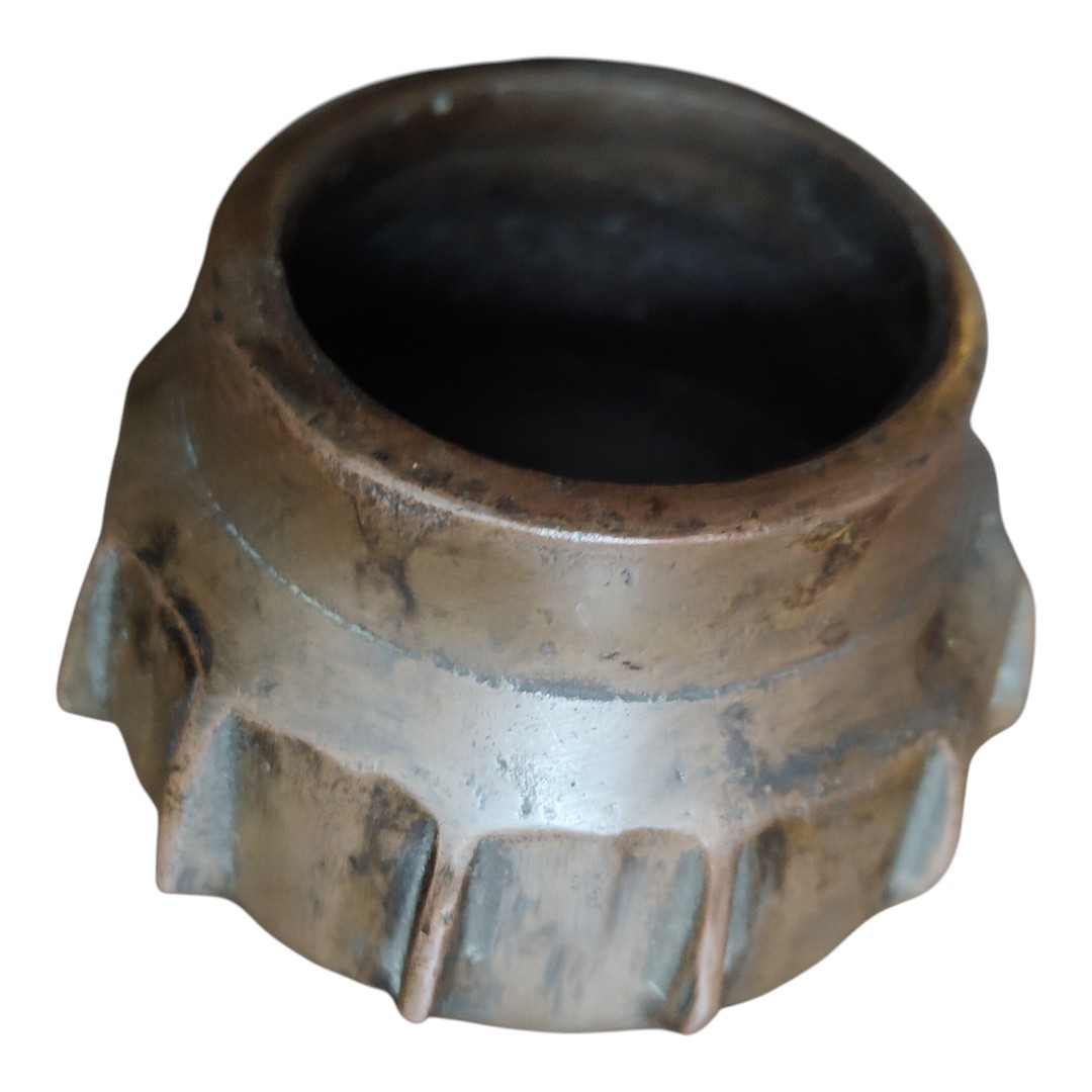 Piccolo mortaio da farmacia in bronzo XVII secolo-photo-1