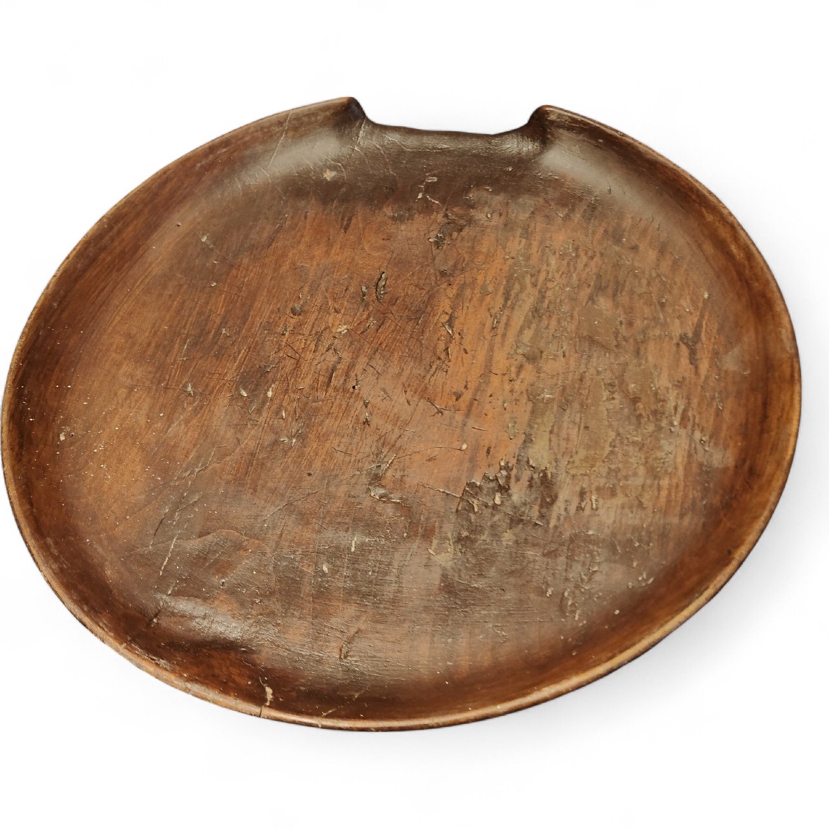 Splendida ciotola in legno tornito per la realizzazione del formaggio Valsesia XVIII-XIX secolo-photo-3