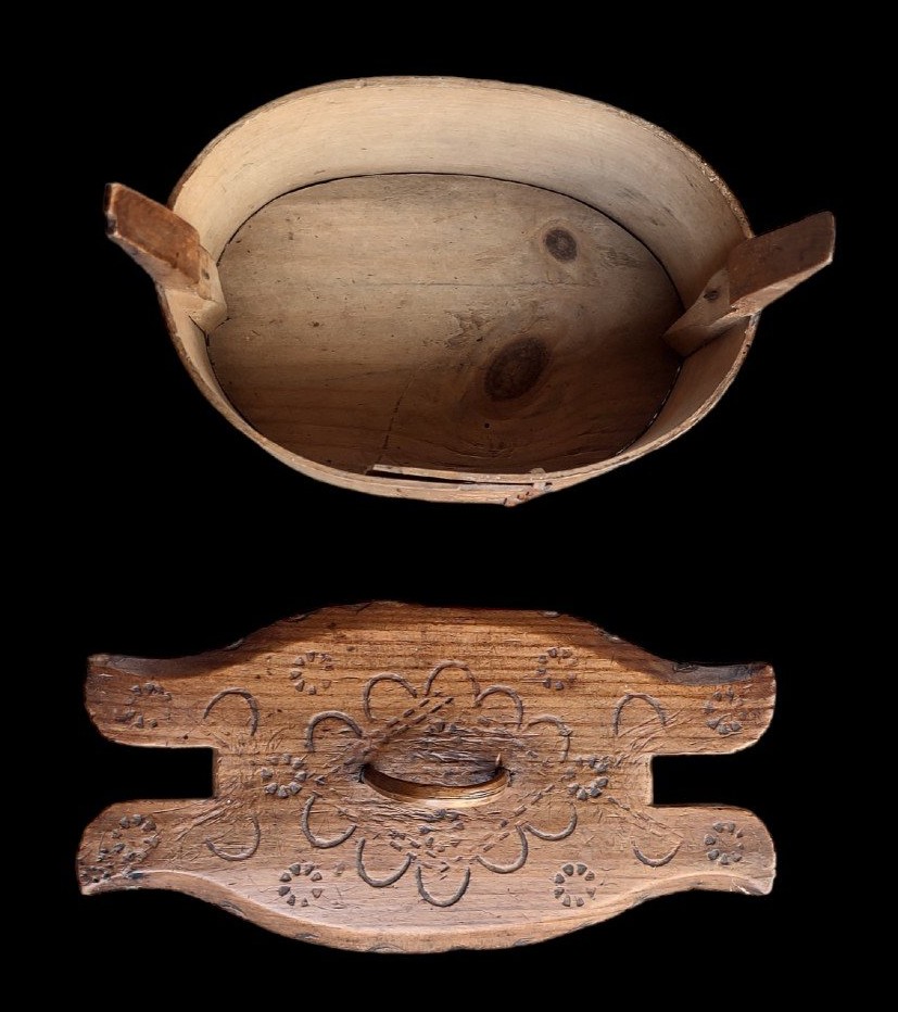 Scatola in cortecciadi betulla per alimenti area scandinava-photo-5