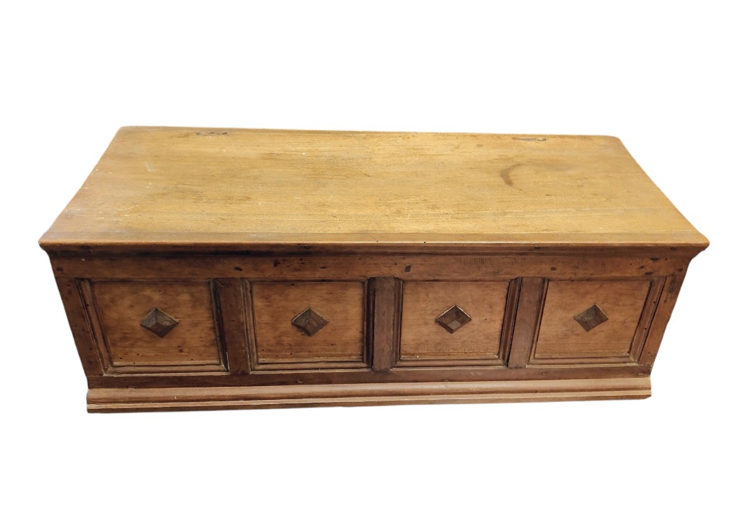 Grande scatola toscana in noce XVIII secolo-photo-4