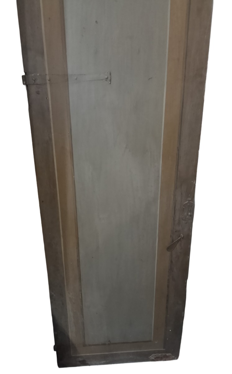 Bella coppia di porte a due ante dipinte Roma XVIII secolo -photo-3