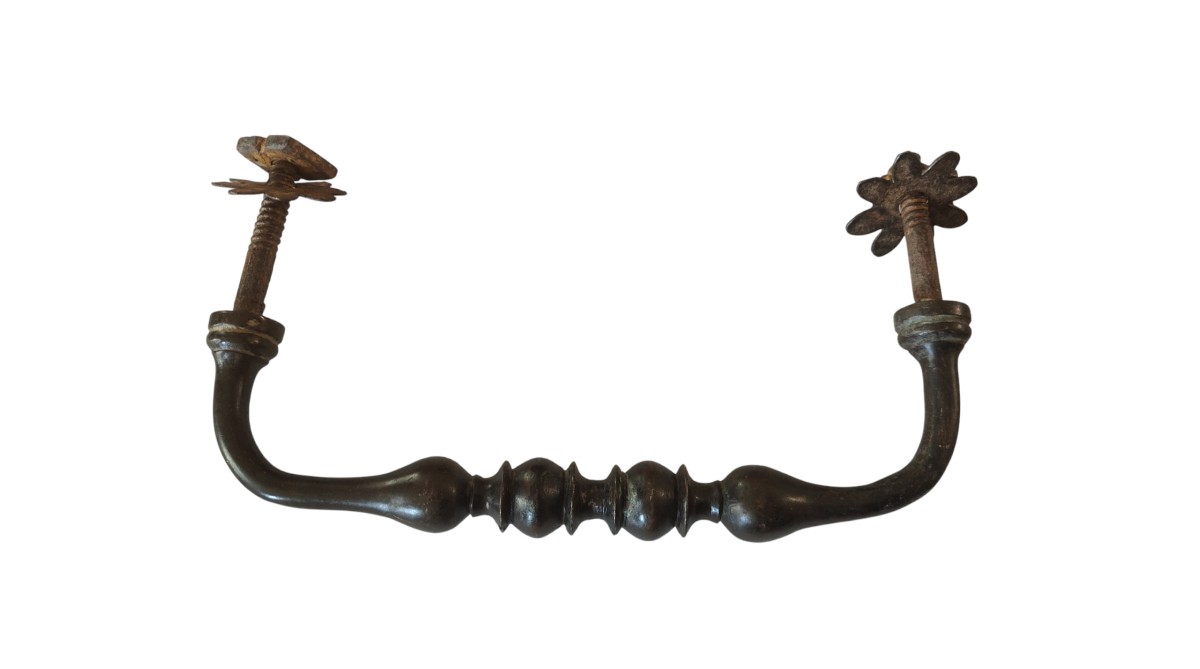 Grande maniglia in bronzo XVIII secolo -photo-2