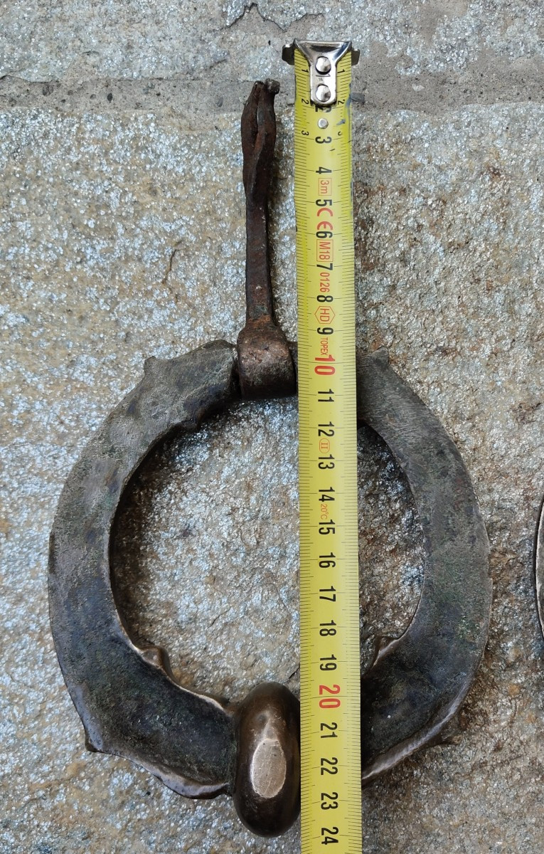 Coppia di battenti in bronzo Milano fine XVII inizio XVIII secolo -photo-5