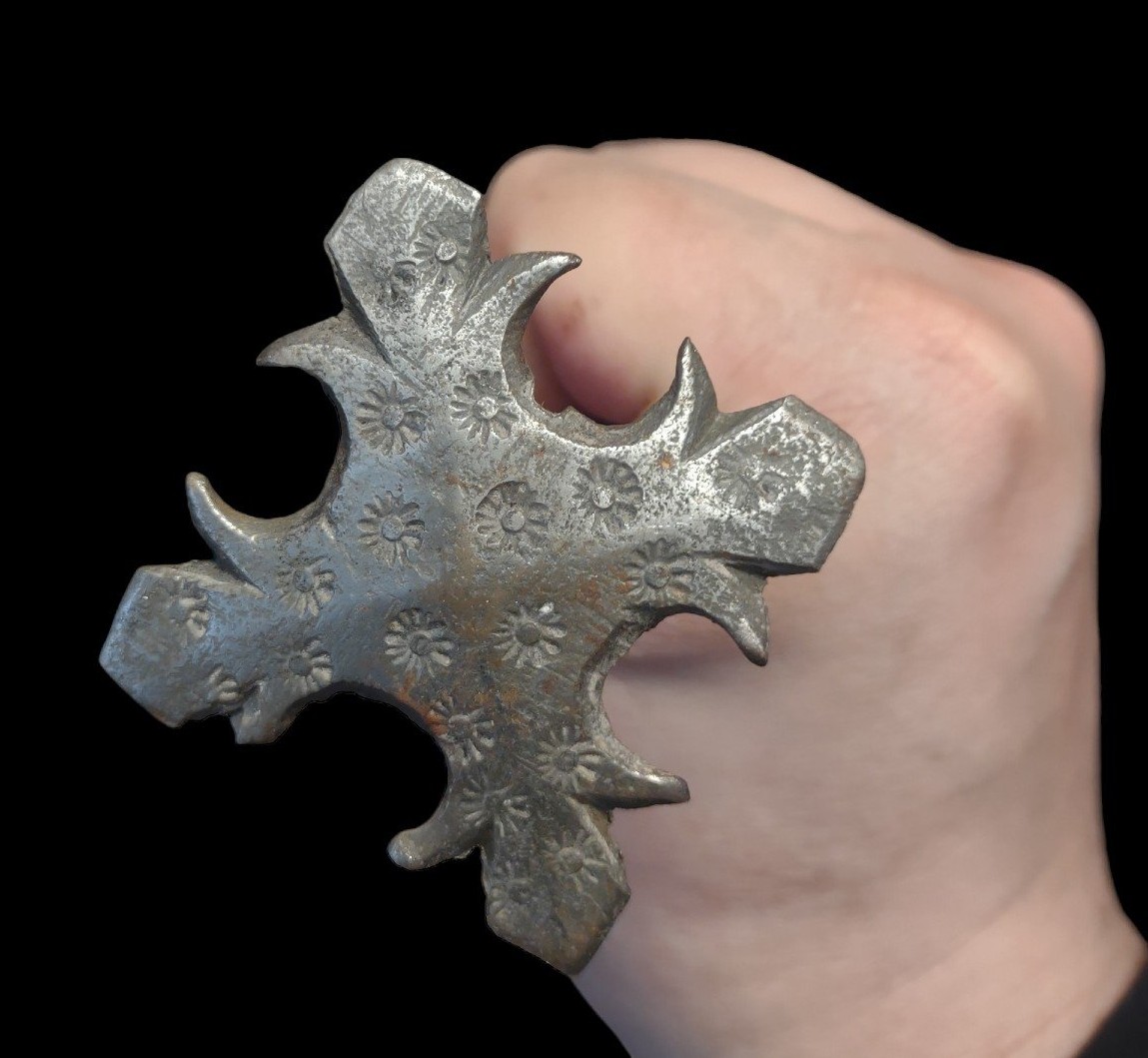 Coppia di grandi chiodi inizio XVII secolo-photo-2