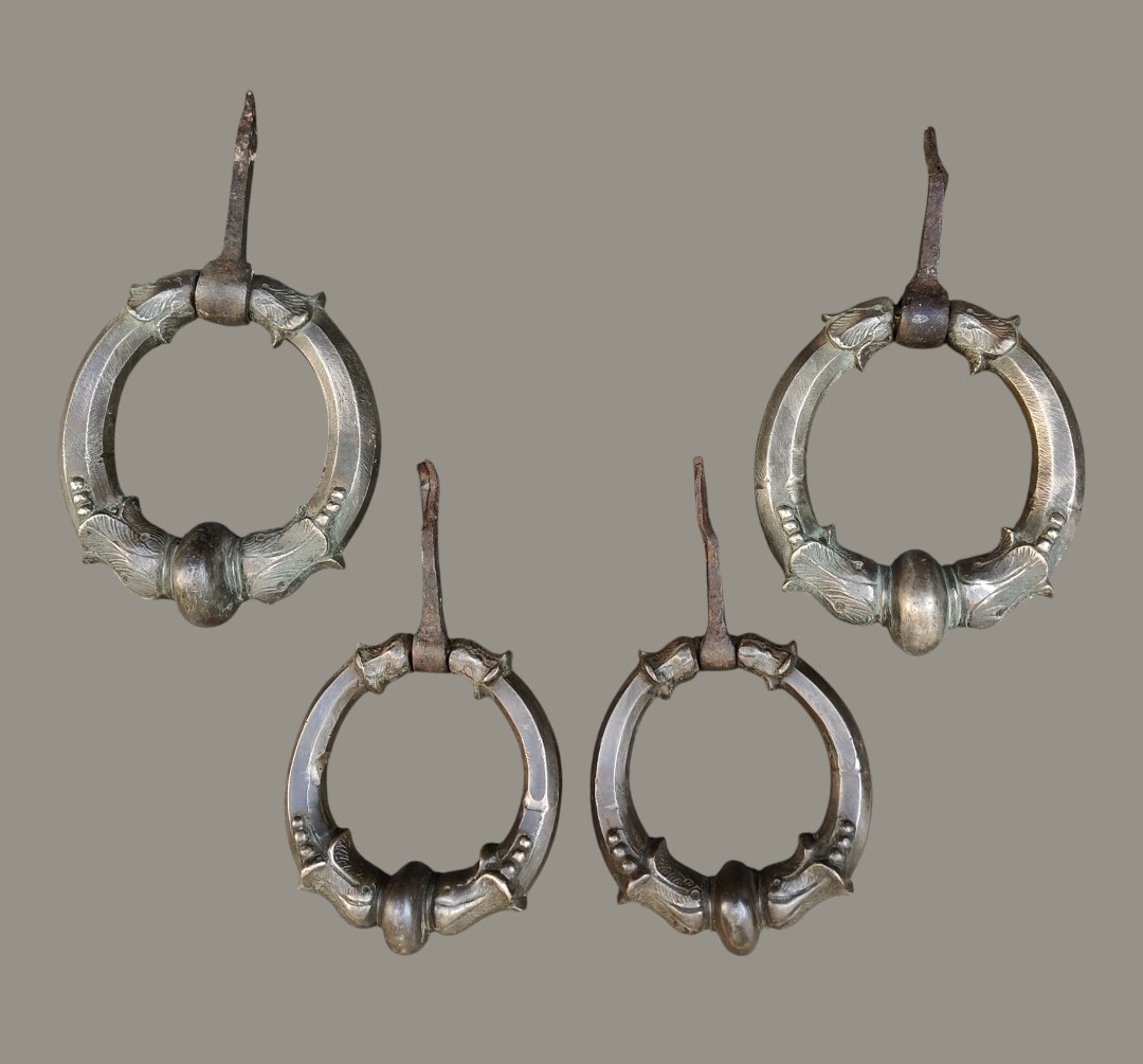 Grande coppia di battiporta in bronzo Milano fine XVII-inizio XVIII secolo-photo-7