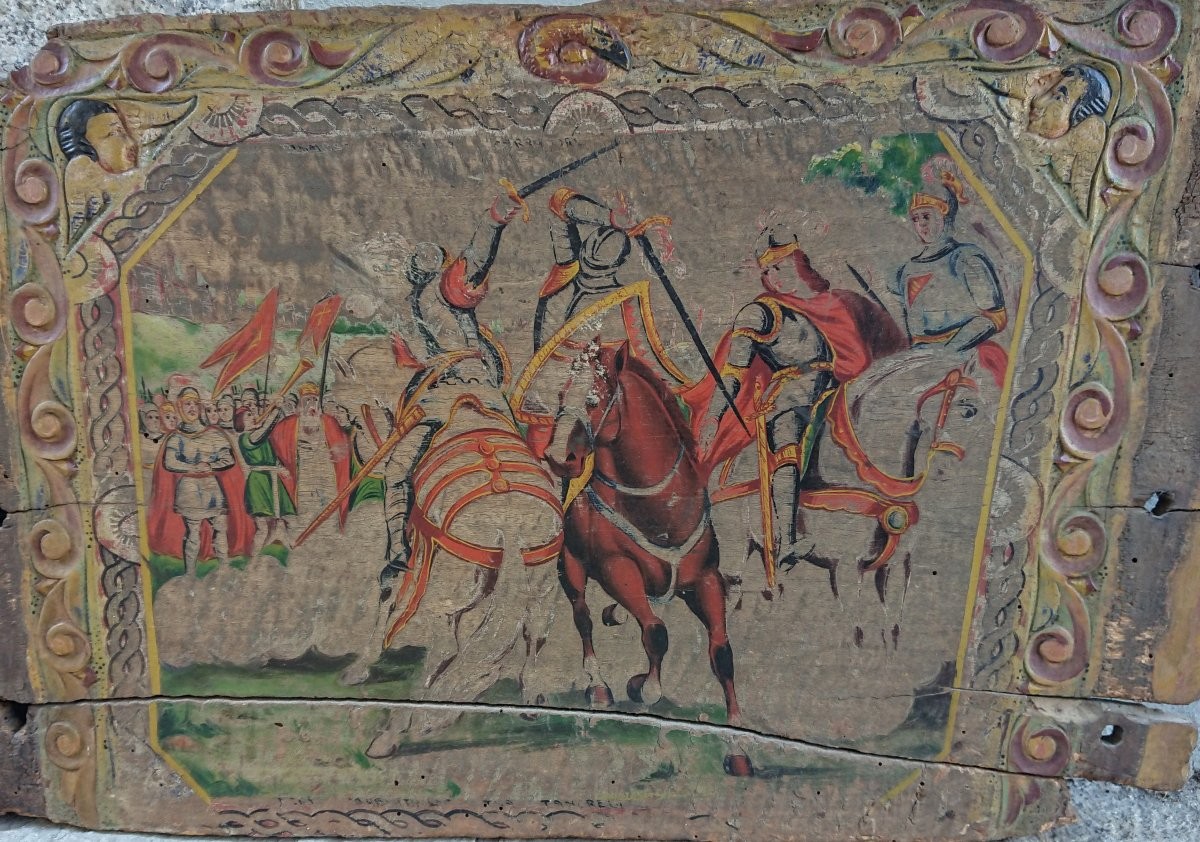 Sponda di carretto siciliano realizzata dai fratelli Ducato-photo-1