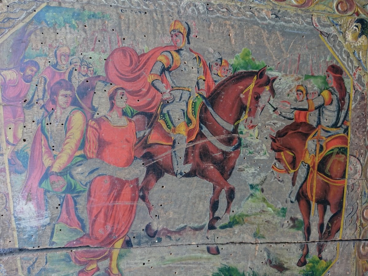 Sponda di carretto siciliano realizzata dai fratelli Ducato-photo-2