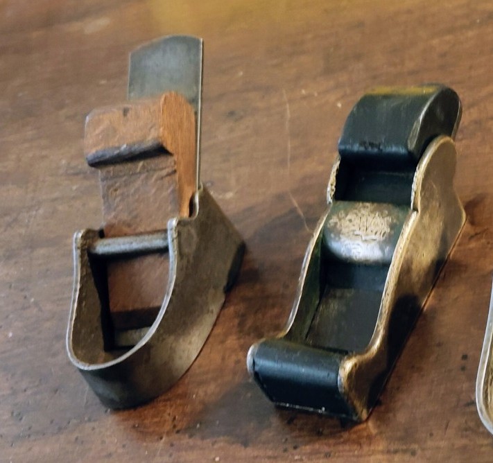 2 Piccole pialle metalliche inizio XX secolo-photo-2