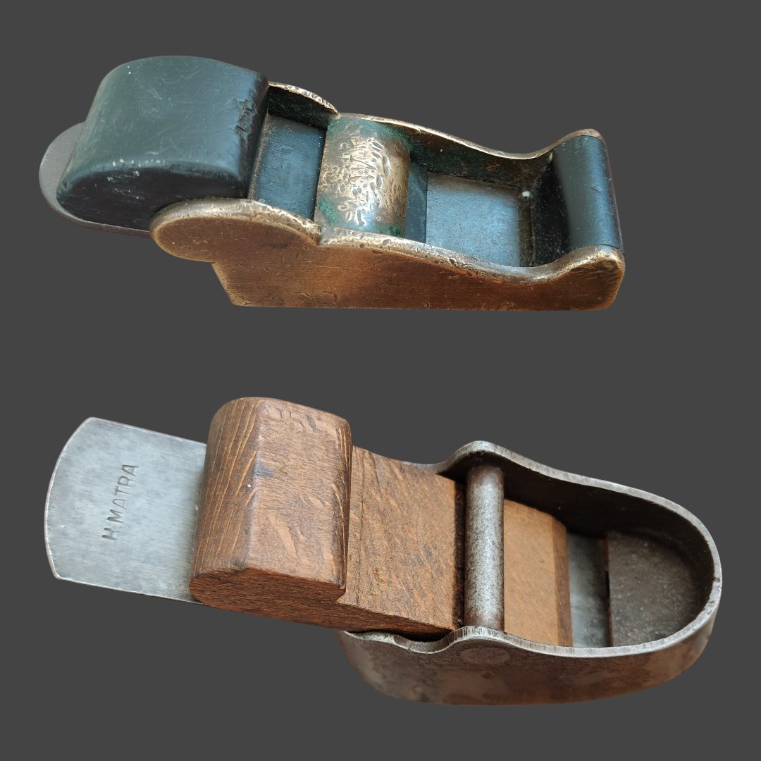 2 Piccole pialle metalliche inizio XX secolo