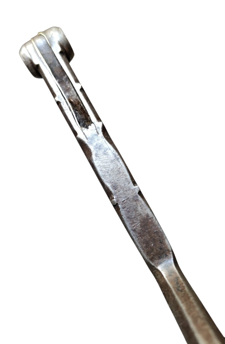 Bel compasso in ferro forgiato XVIII secolo-photo-6