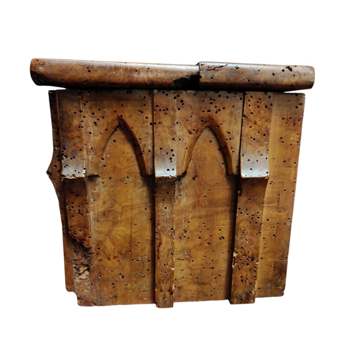 Rara cassetta elemosiniere in legnoalta epoca-photo-1