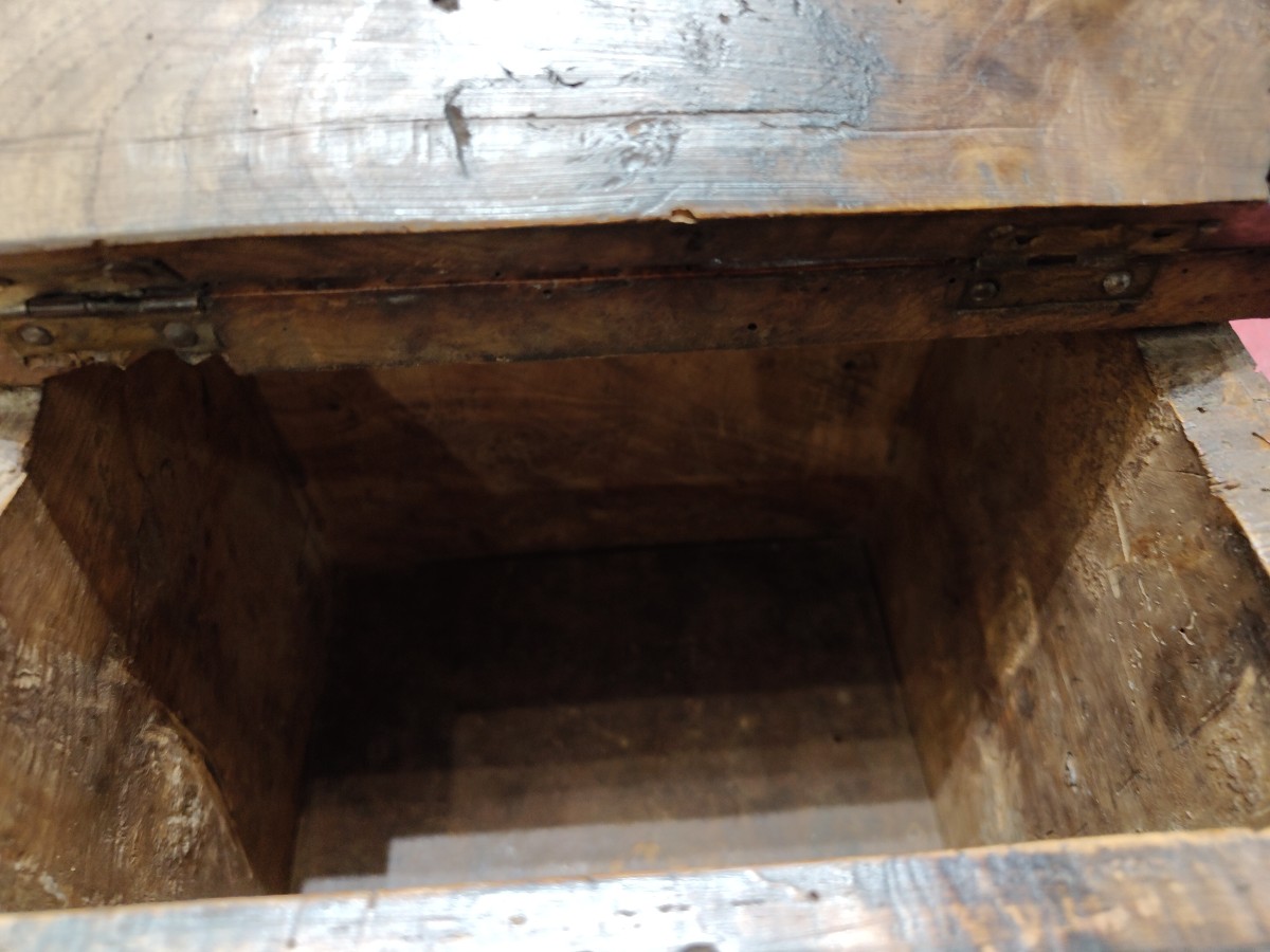 Rara cassetta elemosiniere in legnoalta epoca-photo-6