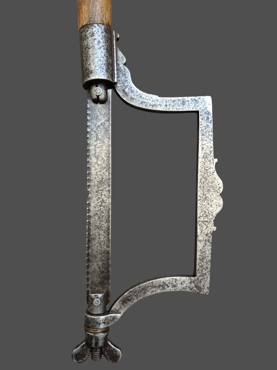 Piccola sega per amputazioni XVIII secolo-photo-3
