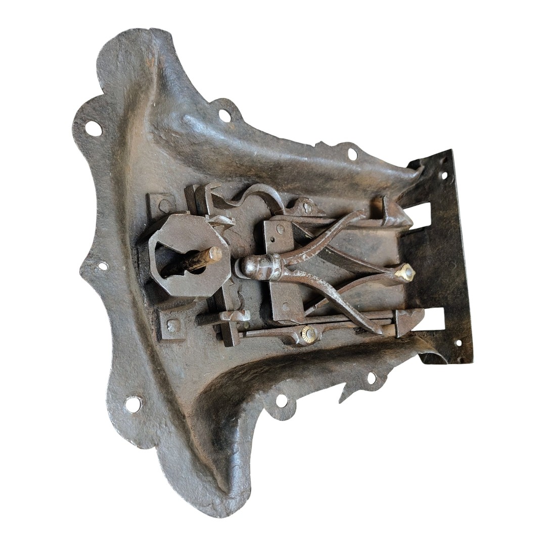 Grande serratura gotica da cassapanca-photo-2