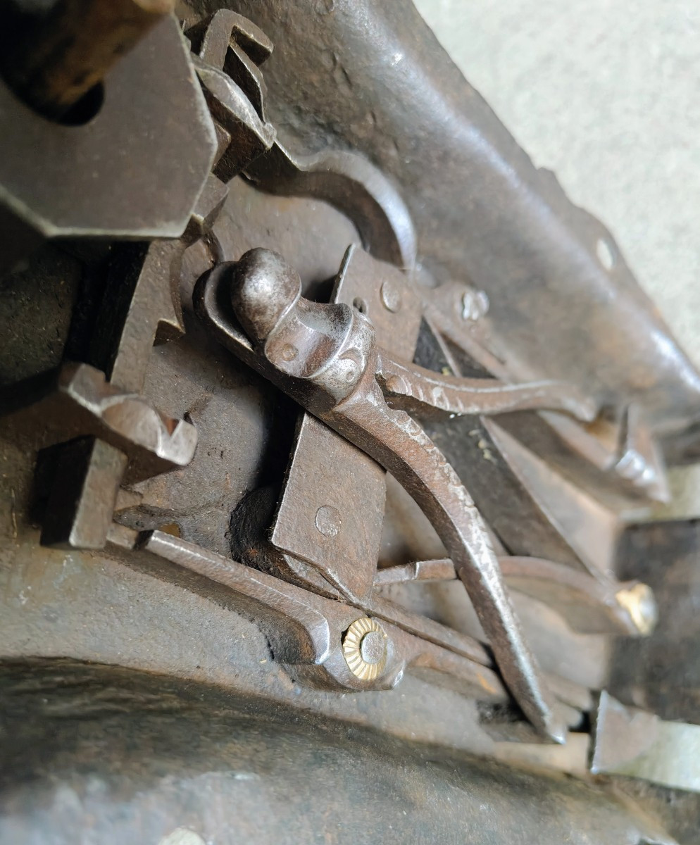 Grande serratura gotica da cassapanca-photo-3