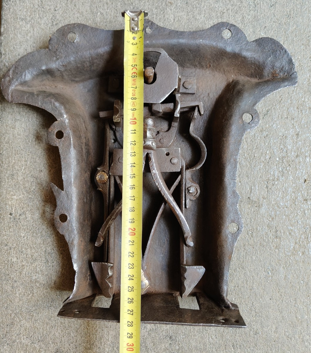 Grande serratura gotica da cassapanca-photo-4