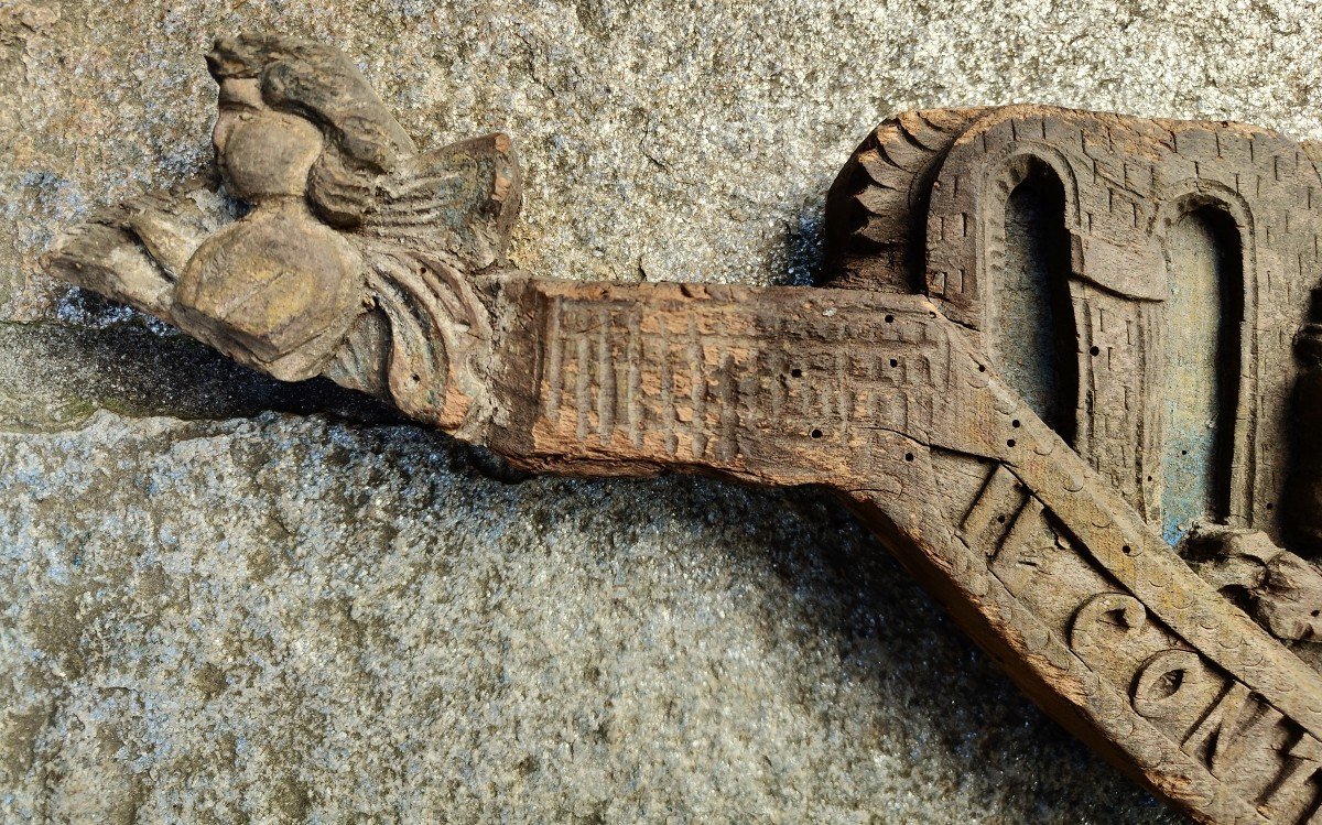 Bella chiave di carretto catanese fine XIX secolo-photo-2