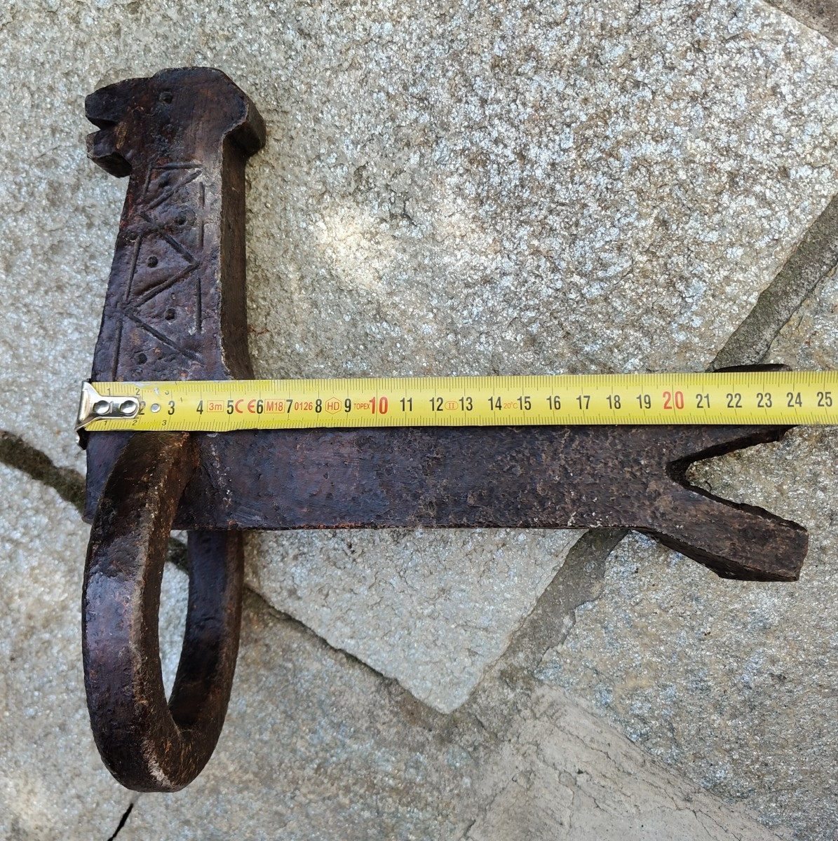 Rara coppia di anelli zomorfi per legare i cavalli Toscana epoca tardo medioevale-photo-2