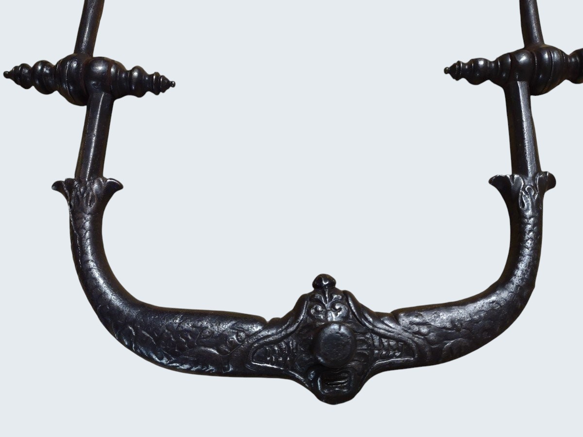 Raro battiporta zoomorfo Francia XVI secolo