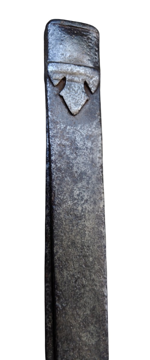 Compasso in ferro forgiato ed inciso XVIII secolo-photo-2