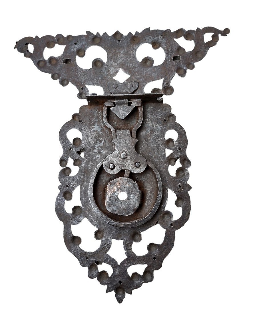 Splendida serratura da cassapanca inizio XVIII secolo-photo-1