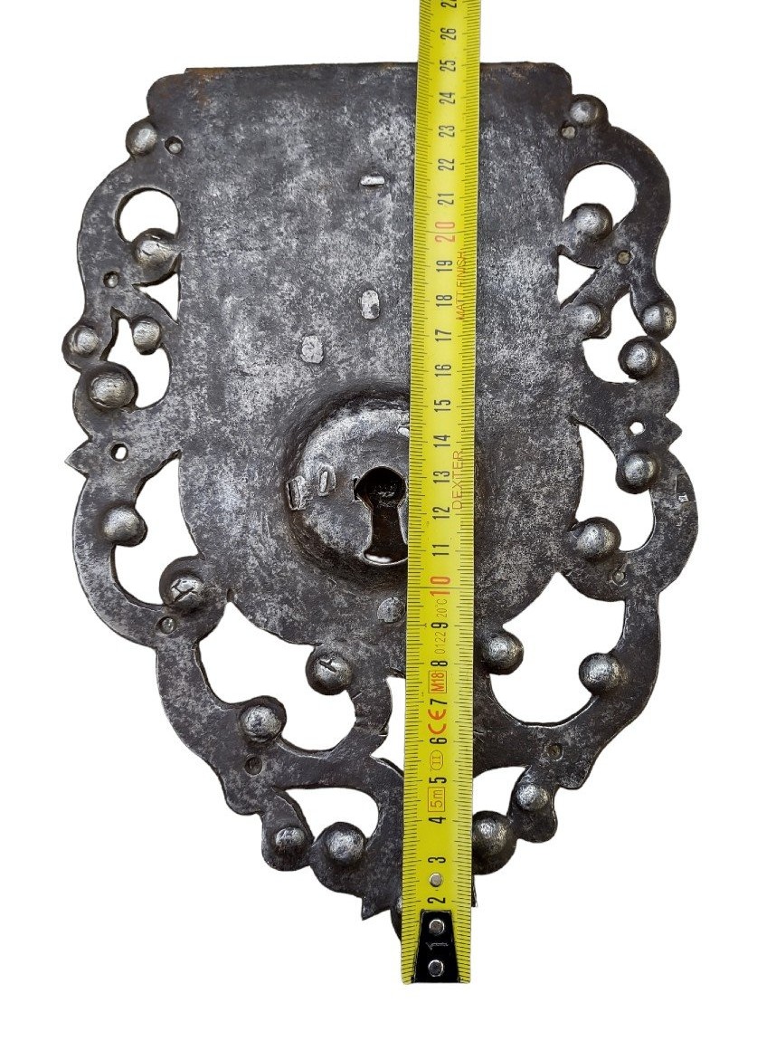 Splendida serratura da cassapanca inizio XVIII secolo-photo-2