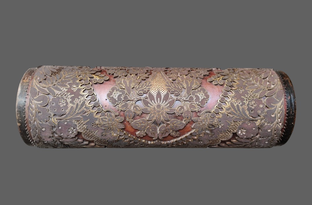 Splendido rullo per decoro carta da parati o tappezzeria fine XIX secolo