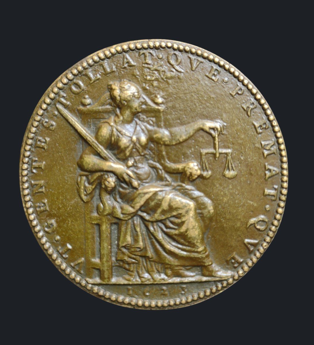 Guillaume Dupré medaglia raffigurante Luigi XIII-photo-2