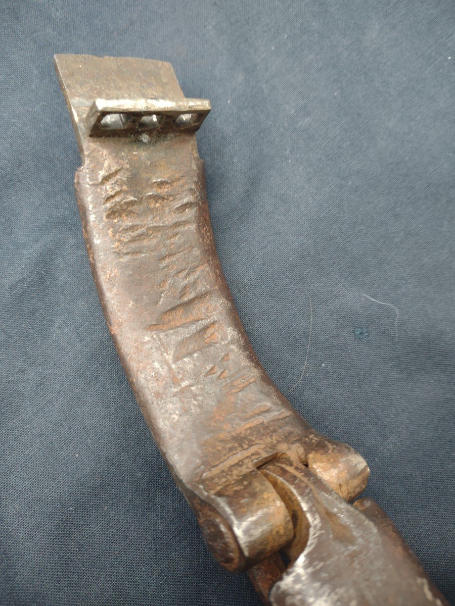 Cavigliera da prigioniero funzionante XVII secolo-photo-2