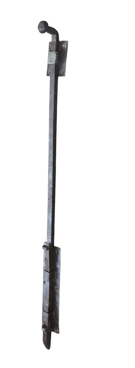 Bel chiavistello in ferro forgiato XVII-XVIII secolo-photo-3