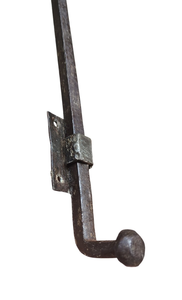 Bel chiavistello in ferro forgiato XVII-XVIII secolo-photo-1