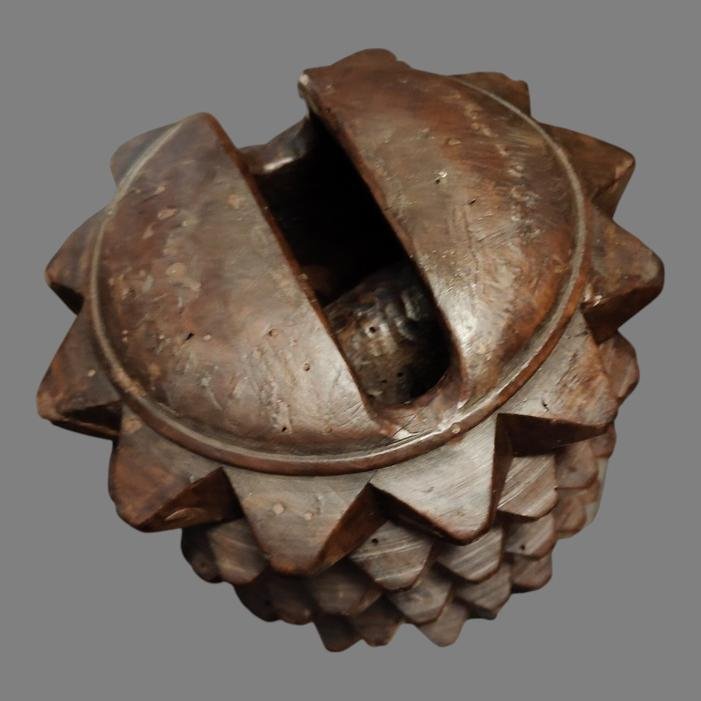 Bracciale in legno per il gioco del pallone fine XIX secolo-photo-2