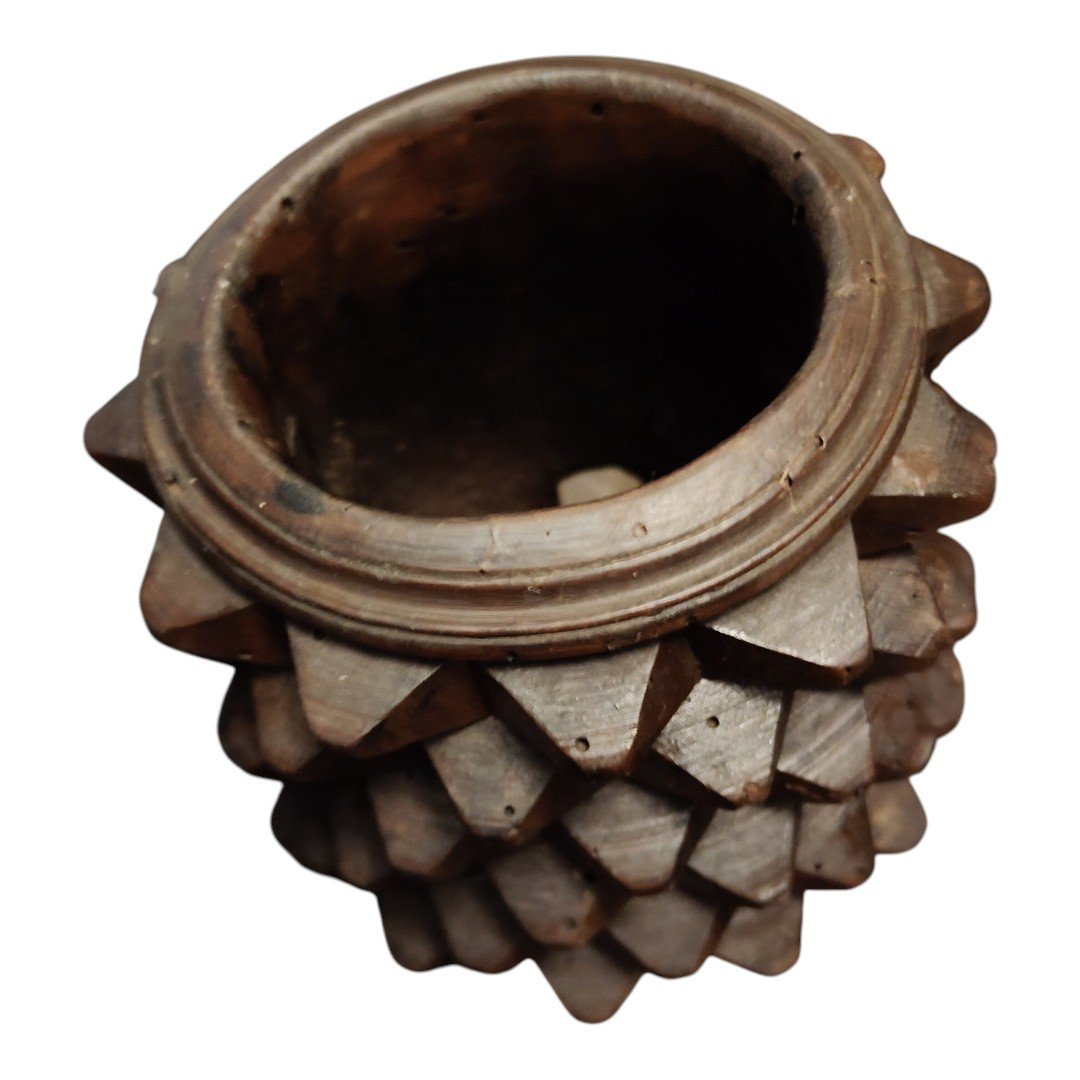 Bracciale in legno per il gioco del pallone fine XIX secolo-photo-1